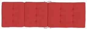 Almofadões p/ cadeira de terraço 2 pcs tecido oxford vermelho