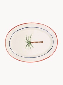 Hand-Painted Serving Plate Palm Tree