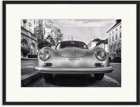 Impressão digital emoldurada Classic Porsche