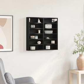 vidaXL Armário Vitrine Preto Carvalho 60x8,5x58 cm Madeira Engenharia