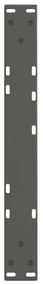 Pés para mesa de centro em V, 2 peças, antracite, 60x(30-31,3) cm, aço