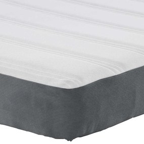 Colchão com Molas Pocket vidaXL Cinza Escuro Médio 160x200x20 cm em Te