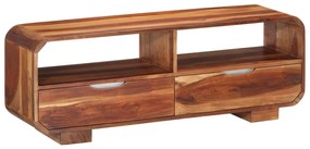 Móvel de TV 110x30x40 cm madeira de acácia maciça