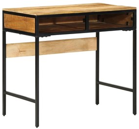Mesa 80x50x75 cm Madeira Sólida de Manga Crua