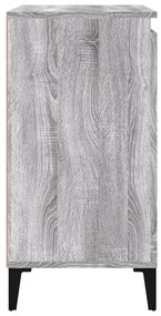 Mesas de cabeceira 2pcs 40x35x70 cm deriv. madeira cinza sonoma