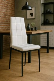 Pack 4 Cadeiras Lan Couro Sintético - Branco