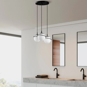 Candeeiro Chandelier Hug – Preto – 36x167x36 cm