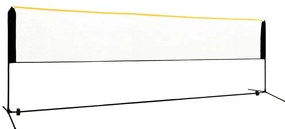 Rede de badmínton ajustável 500x103x94-158 cm metal