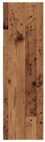 Estante 97,5x29,5x100 cm contraplacado madeira velha