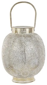 Lanterna decorativa em metal dourado 30 cm LANTAU Beliani