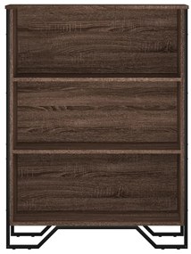 Estante 80x31x106 cm derivados de madeira carvalho castanho