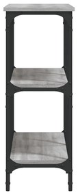 Mesa consola 100x29x75 cm derivados de madeira cinzento sonoma