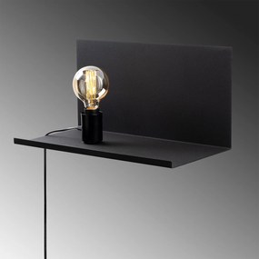 Candeeiro de Parede Tokyo - Preto - 50 x 25 x 25 cm