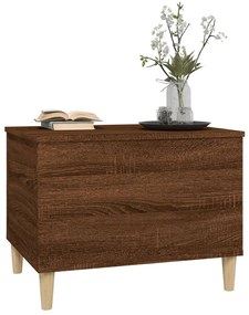 Mesa centro 60x44,5x45 cm derivados madeira carvalho castanho