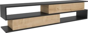 Móvel TV Cortez – Anthracite Oak – 160x35,3x38,6 cm