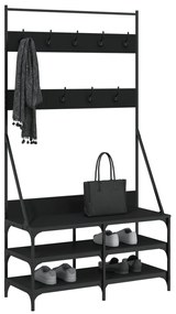 Conjunto de Entrada - Bengaleiro c/ arrumação de calçado 100x40x184 cm