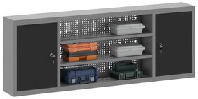 Armário para Ferramentas VidaXL Parede com Painel de Ferramentas Preto