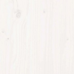 Sofás sem braços p/ jardim 2 pcs 70x70x67cm pinho maciço branco