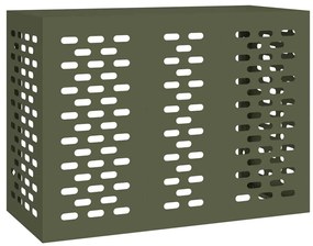 Capa para Ar Condicionado Verde-Azeitona 110x50x80 cm Aço