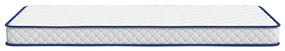 Colchão de espuma de memória 100x200x17 cm branco