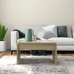 Mesa de centro 68x50x38 cm derivados de madeira carvalho sonoma