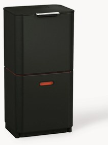 Caixote do lixo com unidade de reciclagem separada, 2 x 30 L