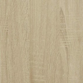 Mesa consola 90x35x80 cm derivados de madeira carvalho sonoma
