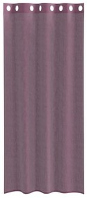 Cortinas de voile com ilhós 2 pcs roxo 140x245 cm