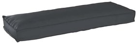 vidaXL Almofada para Palete Preta 120x40x8 cm, Tecido Oxford