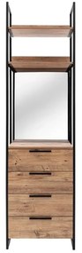 Roupeiro Dynamic – Pinho Atlântico – 64 x 225 x 52 cm