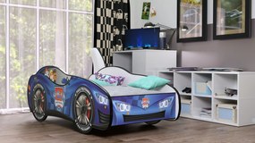 Cama Infantil Crianças Oferta Colchão Espuma Racing Car Herois 160 x 80 - Patrulha Pata Azul AZUL