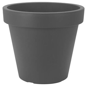 Vaso Plastiken Antracite Polipropileno (ø 35 cm)