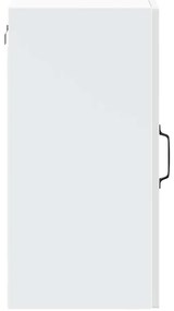 Armário de parede cozinha porta vidro Lucca branco brilhante