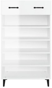 Sapateira 60x35x105 cm derivados de madeira branco brilhante