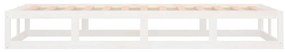 Estrutura cama pequena solteiro 75x190 cm madeira maciça branco