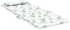 Almofadões p/ cadeira encosto alto 6 pcs tecido oxford folhas