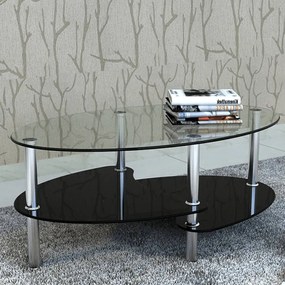 Mesa de centro com design exclusivo, preto