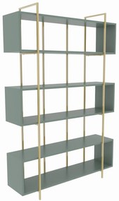 Estante Bruti – Verde Dourado – 120x180x29,6 cm