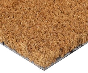 Tapete de porta 45x75 cm fibra de coco tufada natural