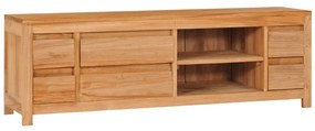 vidaXL Móvel de TV 120x30x40 cm madeira de teca maciça