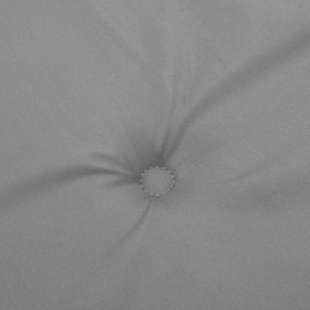 Almofadão p/ banco de jardim 100x50x4cm tecido oxford cinza