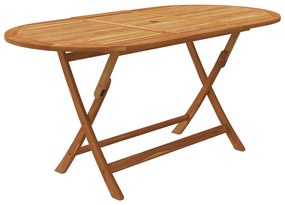 9 pcs conjunto jantar dobrável p/ jardim madeira acácia maciça