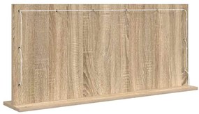 Espelho de Vaidade com Luzes LED Carvalho Sonoma 100x45x18 cm