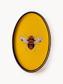 Hand-Painted Decorative Tray Fauna with Bee Motif