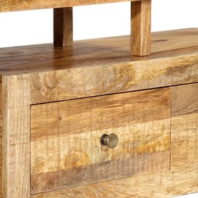 Móvel de TV 120x30x40 cm madeira de mangueira maciça