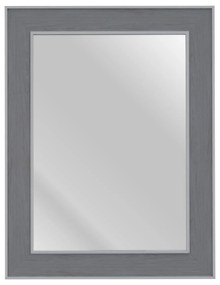 Espelho de Parede 66 X 2 X 86 cm Cinzento Madeira Branco