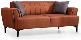 Sofá de 2 Lugares Hamlet – Vermelho Telha – 180x95x77 cm