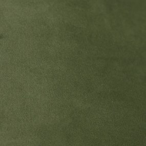 Abajur de veludo verde 35/35/20 com interior dourado