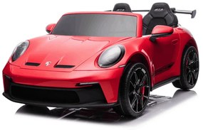 Carro elétrico para crianças Porsche 911 24V 4x4, 2 lugares, controlo remoto, entrada USB/AUX, motores de 200W, bateria de lítio, luzes LED licença OR