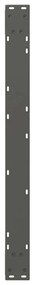 Pés para mesa de jantar 2 peças antracite 90x(72-73,3) cm aço